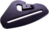 RaceQuip Snap Hook End Seat Belt Mounting Hardware / Fits 3 In. Belts / Forged Steel - Black by RaceQuip RQP700940