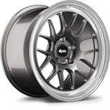 Apex Wheels ML-7RT 18" 5x120 Machined Lip - Anthracite by Apex Wheels