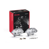 Brembo OE X-Style Brake Calipers Silver (Front) - BMW by Brembo FALE42-BRE