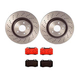 Brembo OE Front Brake Kit (Prem NAO Ceramic Pads/Prem UV Coat Rotors) - 2008 Chevy Cobalt/06-11 HHR/07-12 Malibu by Brembo KT00022-BRE