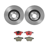 Brembo OE Rear Brake Kit (Prem NAO Ceramic Pads/Prem UV Coat Rotors) - 00-05 Ford Excursion/99-04 F-250 Super Duty by Brembo KT00033-BRE