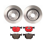 Brembo OE Rear Brake Kit (Prem NAO Ceramic Pads/Prem UV Coat Rotors) - BMW by Brembo KT00047-BRE