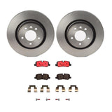 Brembo OE Front Brake Kit (Prem NAO Ceramic Pads/Prem UV Coat Rotors) - 01-02 Ford Explorer Sport Trac by Brembo KT00049-BRE