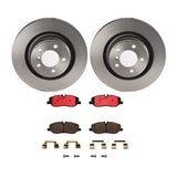 Brembo OE Rear Brake Kit (Prem NAO Ceramic Pads/Prem UV Coat Rotors) - 10-16 Buick LaCrosse by Brembo KT00051-BRE