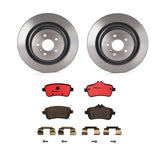Brembo OE Front Brake Kit (Prem NAO Ceramic Pads/Prem UV Coat Rotors) - 05-07 Chevy Cobalt/04-06 Malibu by Brembo KT00058-BRE