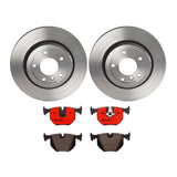 Brembo OE Front Brake Kit (Prem NAO Ceramic Pads/Prem UV Coat Rotors) - 14-18 Mazda 3 by Brembo KT00064-BRE