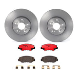 Brembo OE Rear Brake Kit (Prem NAO Ceramic Pads/Friction Brake Discs) 15-17 Ford F-150 by Brembo KT00071-BRE