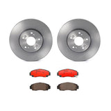 Brembo OE Front Brake Kit (Prem NAO Ceramic Pads/Prem UV Coat Rotors) - 06-10 Ford Explorer/Mercury Mountaineer by Brembo KT00072-BRE