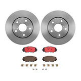 Brembo OE Front Brake Kit (Prem NAO Ceramic Pads/Prem UV Coat Rotors) - 10-12 Lexus HS250h/06-18 Toyota RAV4 by Brembo KT00088-BRE