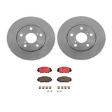 Brembo OE Rear Brake Kit (Prem NAO Ceramic Pads/Prem UV Coat Rotors) - 12-15 Honda Pilot by Brembo KT00098-BRE