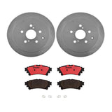 Brembo OE Rear Brake Kit (Prem NAO Ceramic Pads/Prem UV Coat Rotors) - 10-15 Lexus RX350/RX450h/14-19 Highlander by Brembo KT00133-BRE