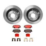 Brembo OE Rear Brake Kit (Prem NAO Ceramic Pads/UV Coat Rotors) - 15-17 Ford F-150 by Brembo KT00139-BRE