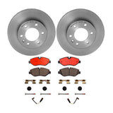 Brembo OE Front Brake Kit (Prem NAO Ceramic Pads/Prem UV Coat Rotors) - 01-06 Chrysler Sebring/Dodge Stratus by Brembo KT00141-BRE