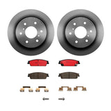 Brembo OE Rear Brake Kit (Prem NAO Ceramic Pads/Prem UV Coat Rotors) - 07-14 Cadillac Escalade by Brembo KT00146-BRE