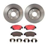 Brembo OE Front Brake Kit (Prem NAO Ceramic Pads/Prem UV Coat Rotors) - BMW by Brembo KT00150-BRE