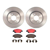 Brembo OE Brake Kit (Prem NAO Ceramic Pads/Prem UV Coat Rotors) - 11-14 Ford Mustang by Brembo KT00154-BRE