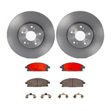 Brembo OE Rear Brake Kit (Prem NAO Ceramic Pads/Prem UV Coat Rotors) - 93-05 Ford Taurus/93-02 Lincoln Continental by Brembo KT00163-BRE
