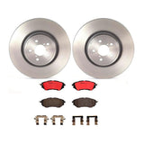 Brembo OE Front Brake Kit (Prem NAO Ceramic Pads/Prem UV Coat Rotors) - 05-11 Legacy/10-11 Outback by Brembo KT00173-BRE