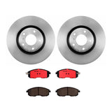 Brembo OE Rear Brake Kit (Prem NAO Ceramic Pads/Prem Rotors) - 00-05 Ford Excursion/99-04 F-250 Super Duty by Brembo KT00180-BRE