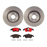 Brembo OE Front Brake Kit (Prem NAO Ceramic Pads/Prem UV Coat Rotors) - 1993 Cadillac 60 Special by Brembo KT00296-BRE
