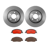 Brembo OE Front Brake Kit (Prem NAO Ceramic Pads/Prem UV Coat Rotors) - 11-14 Ford Mustang by Brembo KT00426-BRE