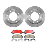 Brembo OE Rear Brake Kit (Prem NAO Ceramic Pads/Prem UV Coat Rotors) - 03-17 Chevy Express 2500/03-17 Savana 3500 by Brembo KT00436-BRE