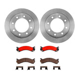 Brembo OE Rear Brake Kit (Prem NAO Ceramic Pads/Prem UV Coat Rotors) - 01-06 Chevy Silverado 3500 by Brembo KT00439-BRE