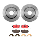 Brembo OE Rear Brake Kit (Prem NAO Ceramic Pads/Prem UV Coat Rotors) - 05-12 Ford Mustang by Brembo KT00533-BRE