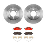 Brembo OE Front Brake Kit (Prem NAO Ceramic Pads/Prem UV Coat Rotors) - 05-09 Ford F-150/06-08 Lincoln Mark LT by Brembo KT00543-BRE