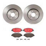 Brembo OE Front Brake Kit (Prem NAO Ceramic Pads/Prem UV Coat Rotors) - 04-13 Mazda 3/09-13 3 Sport/06-10 5/12-15 5 by Brembo KT00596-BRE