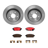 Brembo OE Rear Brake Kit (Prem NAO Ceramic Pads/Prem UV Coat Rotors) - 16-19 Buick Cascada by Brembo KT00626-BRE