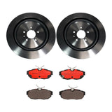 Brembo OE Rear Brake Kit (Prem NAO Ceramic Pads/Prem UV Coat Rotors) - 11-14 Ford Mustang by Brembo KT00639-BRE
