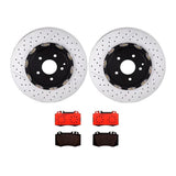Brembo OE Front Brake Kit (Prem NAO Ceramic Pads/Prem Rotors) - 02-04 Mercedes C32 AMG by Brembo KT00702-BRE