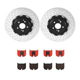 Brembo OE Front Brake Kit (Prem NAO Ceramic Pads/Prem Rotors) - 03-06 Mercedes CL55 AMG by Brembo KT00703-BRE