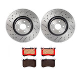Brembo OE Front Brake Kit (Prem NAO Ceramic Pads/Prem UV Coat Rotors) - 12-18 Mercedes CLS550/17-20 SLC43 AMG by Brembo KT00706-BRE