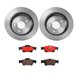 Brembo OE Rear Brake Kit (Prem NAO Ceramic Pads/Prem UV Coat Rotors) - 03-06 Mercedes CL500/07-13 S550/2007 S600 by Brembo KT00718-BRE