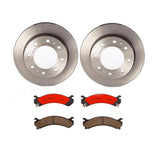 Brembo OE Front Brake Kit (Prem NAO Ceramic Pads/Prem UV Coat Rotors) - 00-05 Cadillac DeVille by Brembo KT00771-BRE