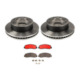 Brembo OE Front Brake Kit (Prem NAO Ceramic Pads/Prem Rotors) - 05-07 Ford F-250 Super Duty/F-350 Super Duty by Brembo KT00775-BRE