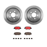 Brembo OE Rear Brake Kit (Prem NAO Ceramic Pads/Prem UV Coat Rotors) - 07-11 Dodge Nitro/07-17 Wrangler/2018 Wrangler JK by Brembo KT00783-BRE