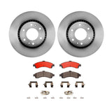Brembo OE Front Brake Kit (Prem NAO Ceramic Pads/Prem UV Coat Rotors) - 04-05 Buick Rainier by Brembo KT00803-BRE