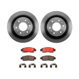 Brembo OE Rear Brake Kit (Prem NAO Ceramic Pads/Prem UV Coat Rotors) - 08-17 Buick Enclave by Brembo KT00804-BRE