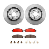 Brembo OE Rear Brake Kit (Prem NAO Ceramic Pads/Prem UV Coat Rotors) - 05-07 Ford Five Hundred by Brembo KT00833-BRE