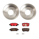 Brembo OE Front Brake Kit (Prem NAO Ceramic Pads/Prem Rotors) - 11-14 Chrysler 200 by Brembo KT00840-BRE
