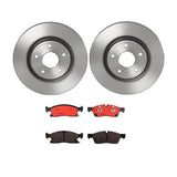Brembo OE Front Brake Kit (Prem NAO Ceramic Pads/Prem UV Coat Rotors) - 11-20 Dodge Durango/Jeep Grand Cherokee by Brembo KT00842-BRE
