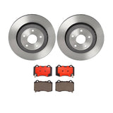 Brembo OE Rear Brake Kit (Prem NAO Ceramic Pads/Prem UV Coat Rotors) - 08-20 Dodge Challenger/06-10/12-15 Charger by Brembo KT00845-BRE