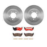 Brembo OE Rear Brake Kit (Prem NAO Ceramic Pads/Prem UV Coat Rotors) - 02-10 Ford Explorer/Mercury Mountaineer by Brembo KT00857-BRE