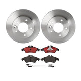 Brembo OE Front Brake Kit (Prem NAO Ceramic Pads/Prem Rotors) - 03-06 Dodge Sprinter 2500/Sprinter 3500 by Brembo KT00871-BRE