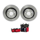Brembo OE Rear Brake Kit (Prem NAO Ceramic Pads/Prem UV Coat Rotors) - 17-19 Infiniti QX30 by Brembo KT00882-BRE