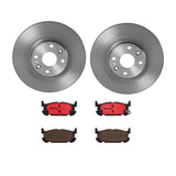 Brembo OE Rear Brake Kit (Prem NAO Ceramic Pads/Prem UV Coat Rotors) - 01-05 Mazda Miata by Brembo KT00906-BRE