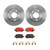 Brembo OE Rear Brake Kit (Prem NAO Ceramic Pads/Prem UV Coat Rotors) - 11-13 Chevy Impala/14-16 Impala Limited by Brembo KT00910-BRE